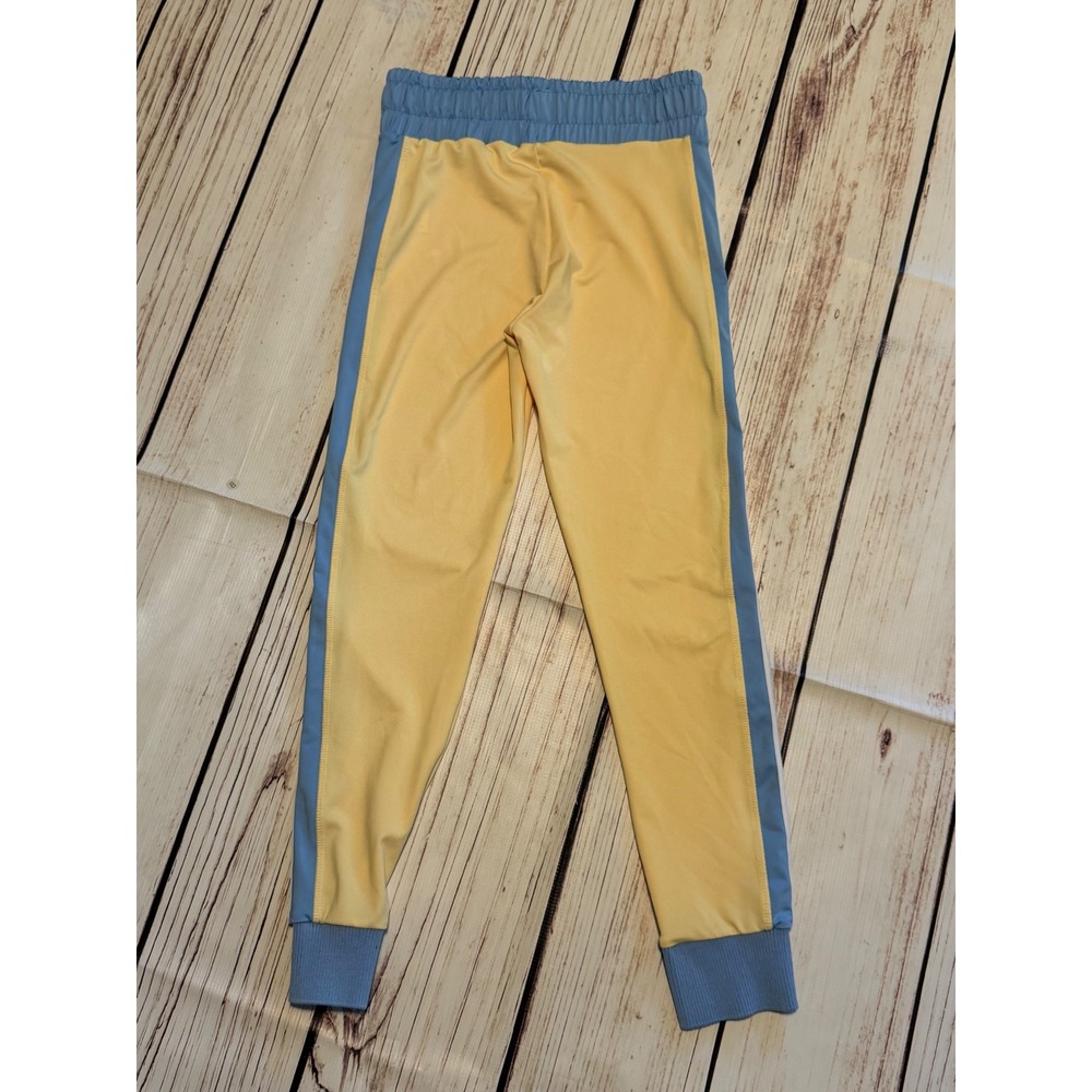 Habitual Girl Yellow‎ Blue Side Stripe Jogger Pants Kids Size 14 NEW